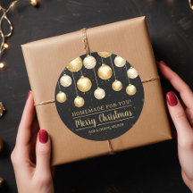 Kerstmis, zwart en gouden homemade voor u