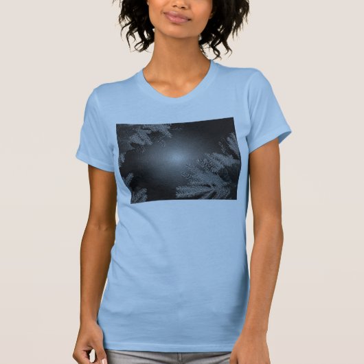 Kerstmis: zwart en grijs I T-shirt (Voorkant)