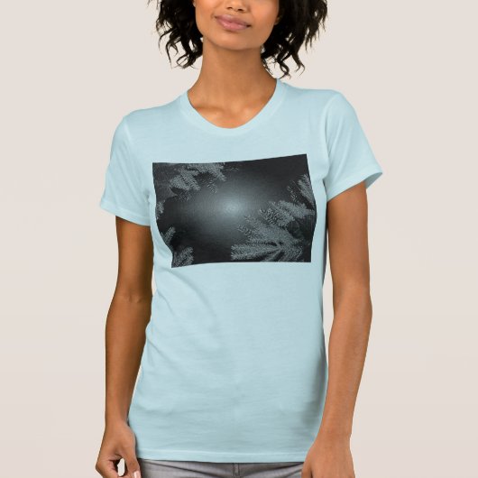 Kerstmis: zwart en grijs I T-shirt (Voorkant)