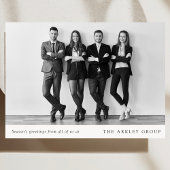 Kerstmis | Zwart-witbedrijf Feestdagenkaart