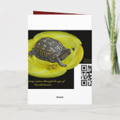 Kerstmis Zwarte Afgedekte Chickadee in Sneeuw Feestdagen Kaart (Achterkant)