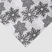 ⭐ Kerstmis - Zwarte en witte ❄ - Snowflakes Tissuepapier (Detail)