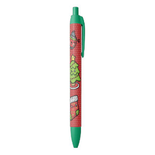 Kerstmis Zwarte Inkt Pen
