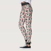 Kerstmis Zwarte Katten Leggings (Links)