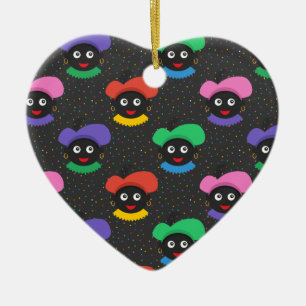 Kerstmis Zwarte Piet Keramisch Ornament