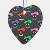 Kerstmis Zwarte Piet Keramisch Ornament (Links)