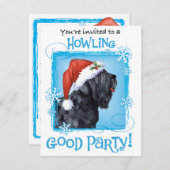 Kerstmis zwarte Russische feestdag Feestdagenkaart (Voorkant / Achterkant)