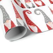 Kerstmis Zweeds handschrift Cadeaupapier (Rol Hoek)