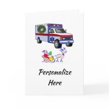 Kerstmisambulance EMS Santa