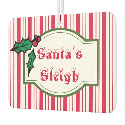 Kerstmisauto decoratie luchtverfrisser (Links)