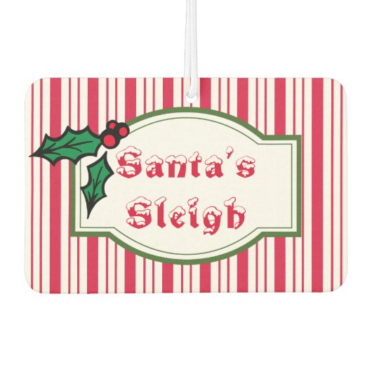 Kerstmisauto decoratie luchtverfrisser (Voorkant)