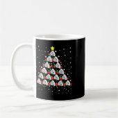 Kerstmisbadmintonspeler Shuttle Badminton Kerstmis Koffiemok (Links)