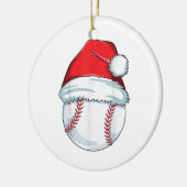 Kerstmisbal Santa Hat Ball Kinder BoyOrnament Keramisch Ornament (Links)