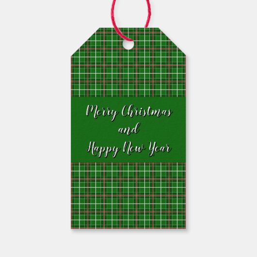 Kerstmischeque foto van huisdier cadeaulabel (Achterkant)