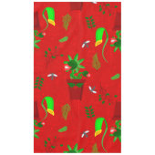 Kerstmiscreepmas Venus Flytrap Tafelkleed (Voorkant)