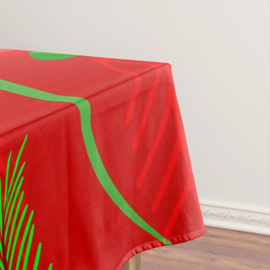 Kerstmiscreepmas Venus Flytrap Tafelkleed (Voorbeeld)