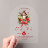 Kerstmisdecoratie Lantaarn Party Uitnodiging (Insitu (Draagbaar))