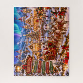 Kerstmisdorp Noordpool Legpuzzel (Verticaal)