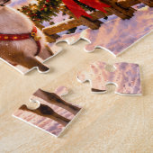 Kerstmisdorp Noordpool Legpuzzel (Zijkant)
