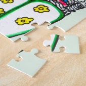 KERSTMISE WACHTT OP DE KERSTMAN LEGPUZZEL (Zijkant)