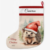 Kerstmisegels kerstkous grote kerstsok (Achterkant)