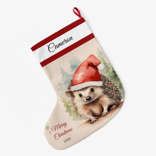 Kerstmisegels kerstkous grote kerstsok (Achterkant (Hangend))