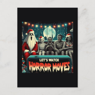 Kerstmisfilms Santa Ghost Briefkaart
