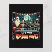 Kerstmisfilms Santa Ghost Briefkaart (Voorkant)