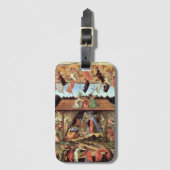 Kerstmisgeboorte, geboorte van Christus door Botti Bagagelabel (Voorkant (verticaal))