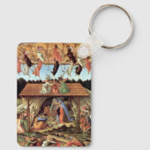 Kerstmisgeboorte, geboorte van Christus door Botti Sleutelhanger (Achterkant)