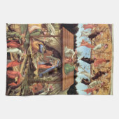 Kerstmisgeboorte, geboorte van Christus door Botti Theedoek (Horizontaal)