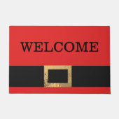 Kerstmisgordeldeurmat Deurmat (Voorkant)