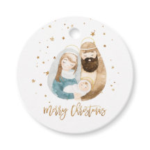 Kerstmisgunst Tags - Heilige Familie
