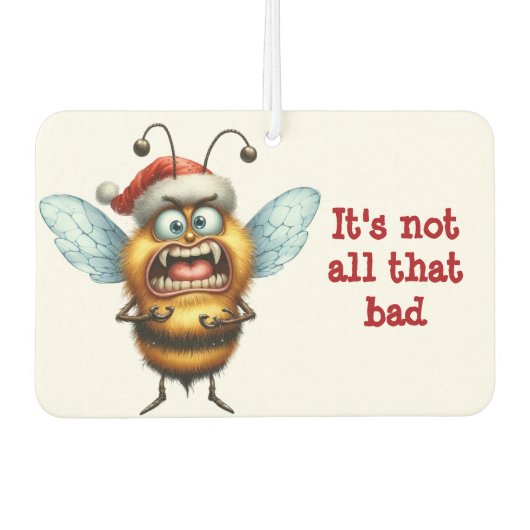 Kerstmishoningbij Luchtverfrisser (Voorkant)