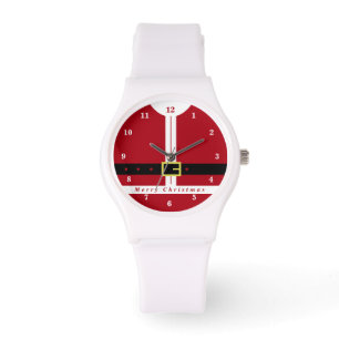Kerstmishorloge Grappig Kerstman Gift Horloge