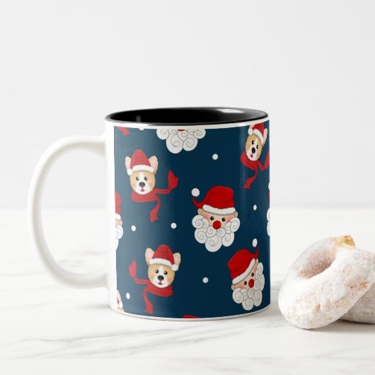 Kerstmiskaart Mok (Met donut)
