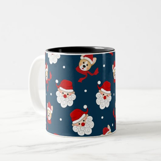 Kerstmiskaart Mok (Voorkant links)