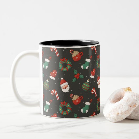Kerstmiskaart Mok (Met donut)