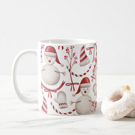 Kerstmiskaart Mok (Met donut)