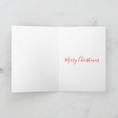 KERSTMISKAART VAN VOS EN EEND KAART (Binnen)