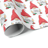 Kerstmiskabouters Cadeaupapier (Rol Hoek)