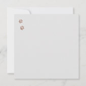 Kerstmiskat in karton kaart (Achterkant)