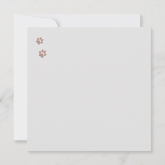 Kerstmiskat in karton kaart (Achterkant)