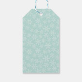 Kerstmiskerststal Baby Jesus in Manger Scene Cadeaulabel (Achterkant)