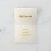 Kerstmiskerststal Baby Jesus in Manger Scene Feestdagen Kaart (Binnen)