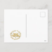 Kerstmiskerststal Baby Jesus in Manger Scene Feestdagenkaart (Achterkant)