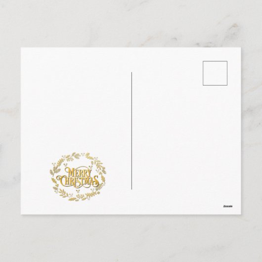 Kerstmiskerststal Baby Jesus in Manger Scene Feestdagenkaart (Achterkant)