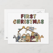 Kerstmiskerststal Briefkaarten (Voorkant / Achterkant)