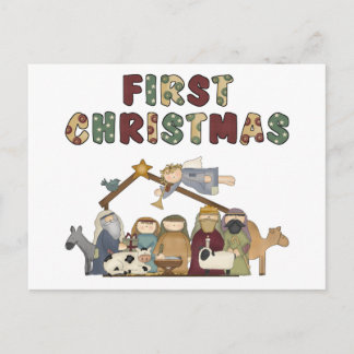 Kerstmiskerststal Briefkaarten