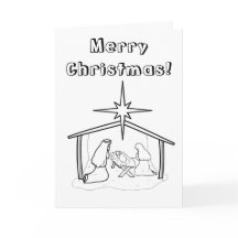 Kerstmiskerststal kleur mij